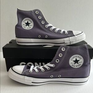 Moody Purple Converse High-Top Sneakers - new in box
